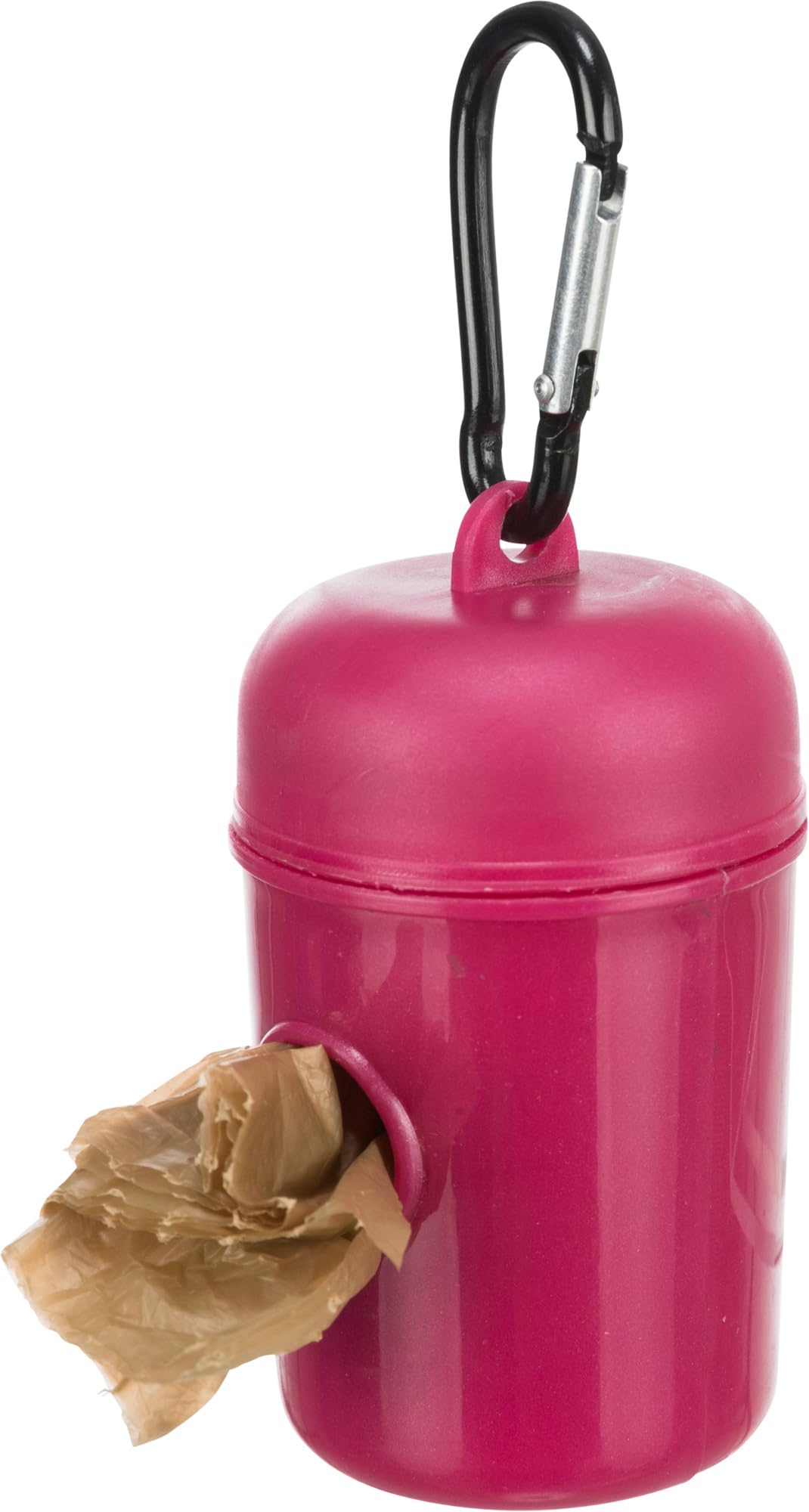 Trixie Dog Waste Pick Up Bag Dispenser with 2 Rolls of 20 Bags - Portable Poop Bags for Dogs, Leash Attachment, Eco-Friendly Pet Cleanup - Perfect for Walks, Parks & Travel