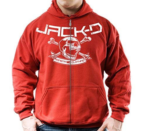 Red Hoodie W/ Wt Art