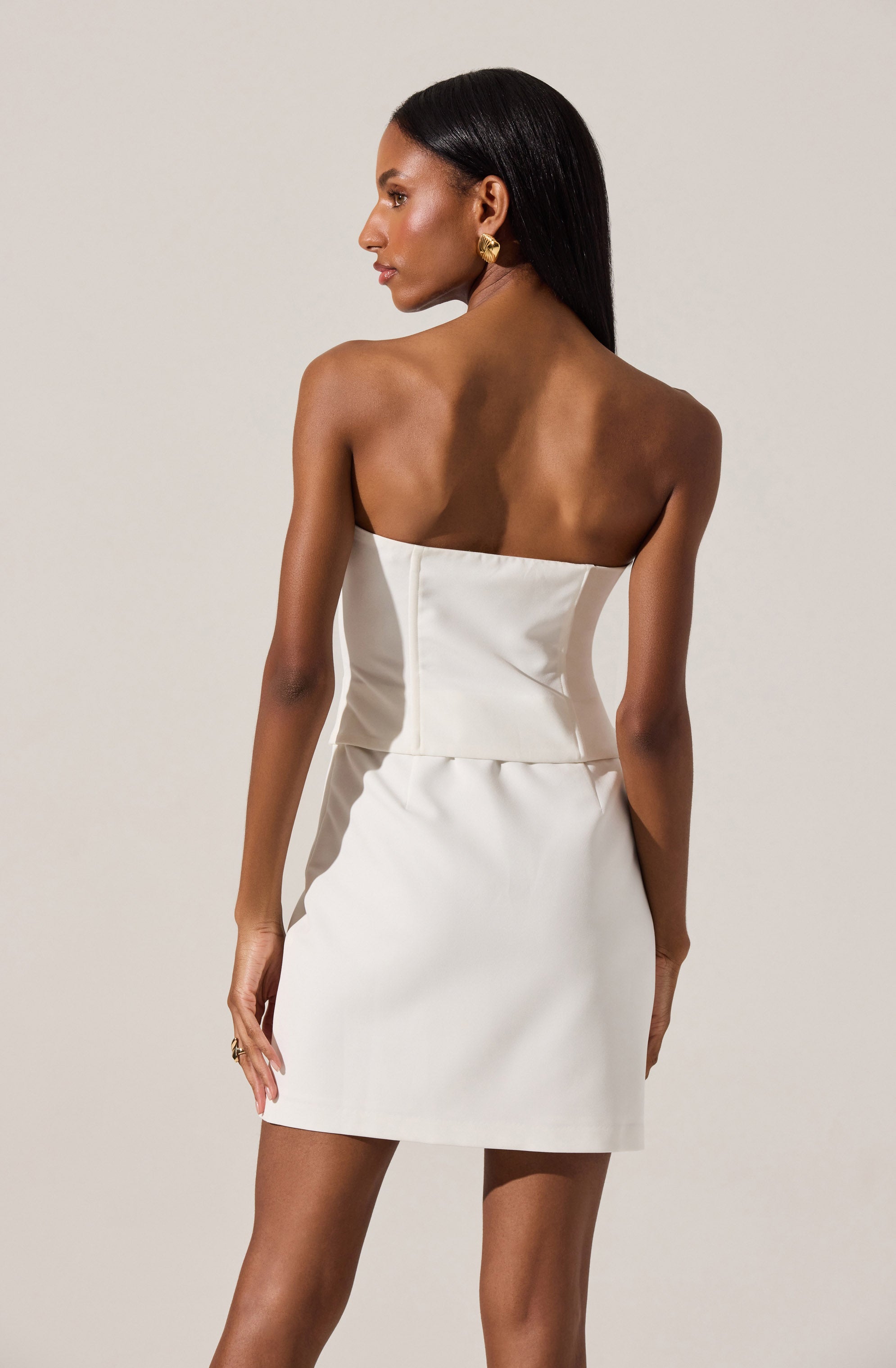 Strapless Layered Bow Mini Dress - Elegant Party & Cocktail Dress for Women, Perfect for Weddings, Dates & Night Out