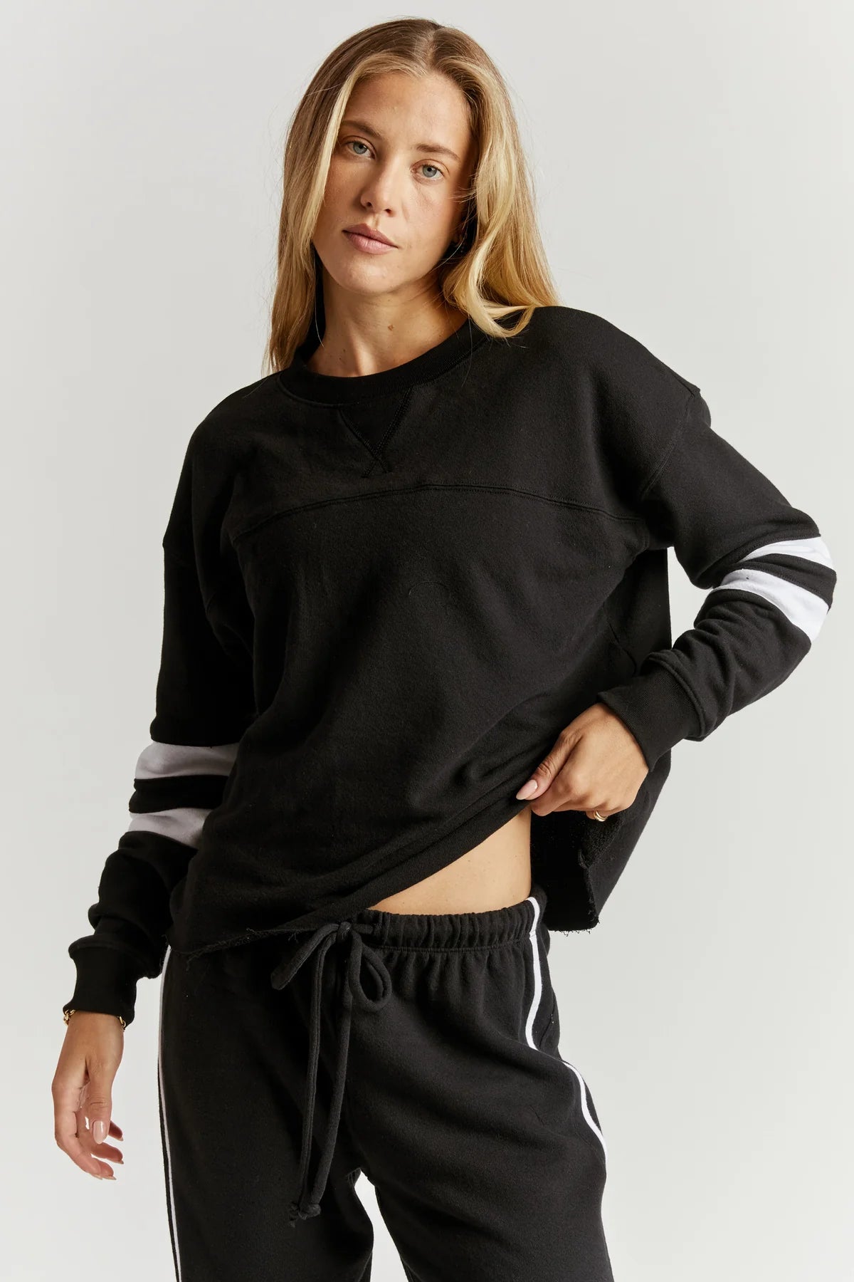 Year Of Ours Vintage Varsity Sweatshirt - Soft Cotton Pullover for Women | Casual Streetwear & College Style Outfit for Everyday Wear