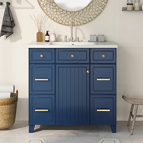 Navy Blue,36 Inch
