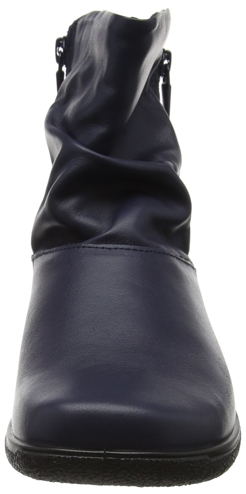 Hotter Women's Whisper Slouch Boots - Comfortable Ankle Boots for Women, Soft Leather Casual Booties with Side Zipper - Perfect for Fall, Winter & Everyday Wear