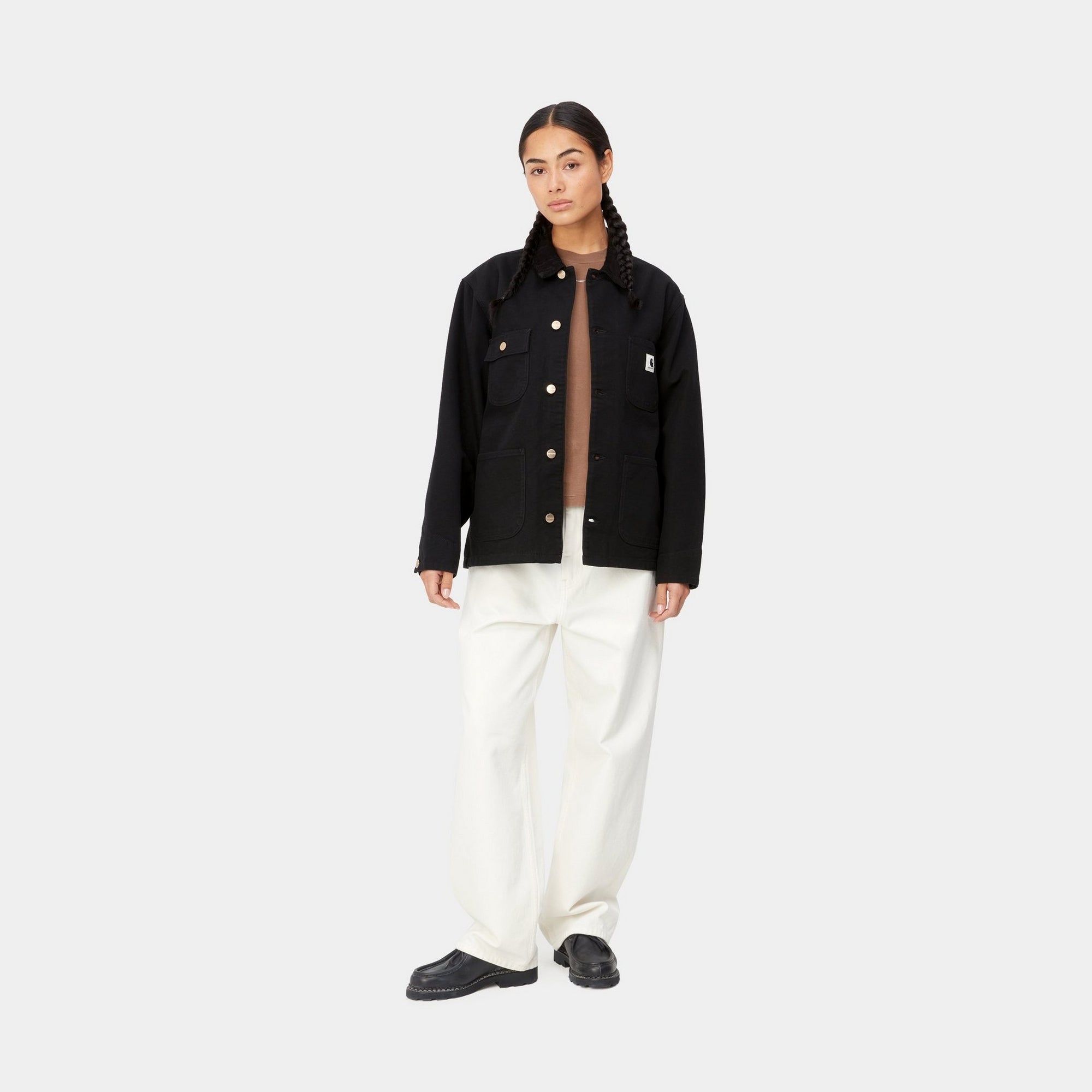 Women's OG Michigan Spring Coat - Black (Rinsed) | Waterproof Lightweight Jacket for Hiking, Travel & Outdoor Activities