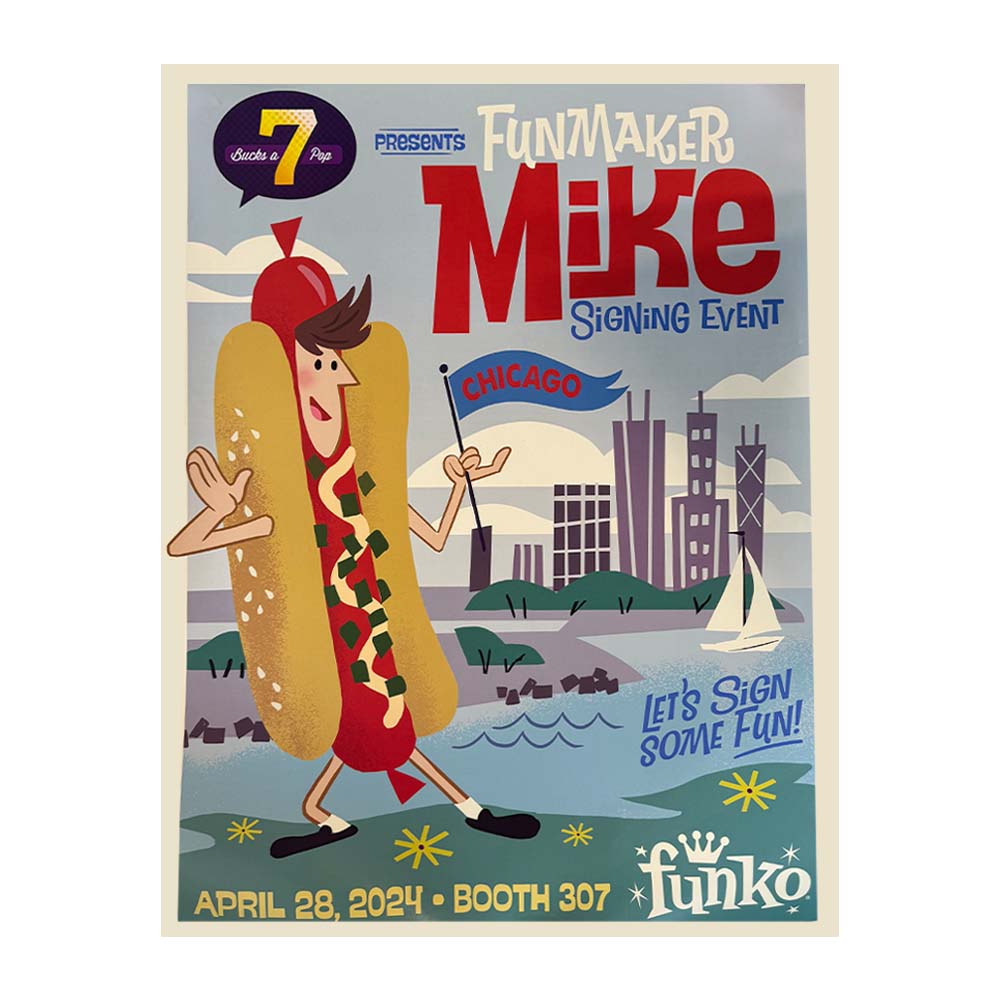 2024 C2E2 Exclusive Mike Becker Signing Poster - Unsigned Collectible for Comic Con Fans & Autograph Collectors - Perfect for Wall Decor, Gift Giving & Convention Memorabilia Display