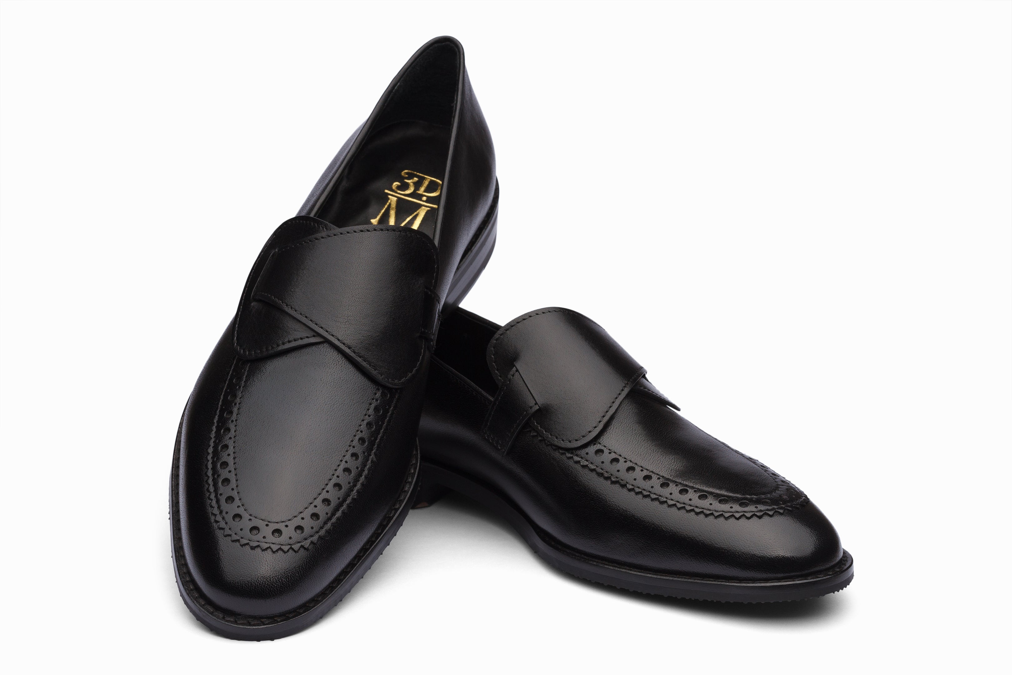 Black Butterfly Loafers for Women - Comfortable Slip-On Shoes for Work, Office & Casual Wear