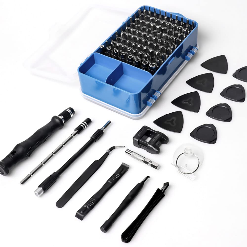 Premium 117-in-1 Magnetic Precision Screwdriver Set with Torx & Hex Bits - Professional Phone, Computer & PC Repair Tool Kit (Purple) - Perfect for Electronics Repair, DIY Projects & Home Maintenance