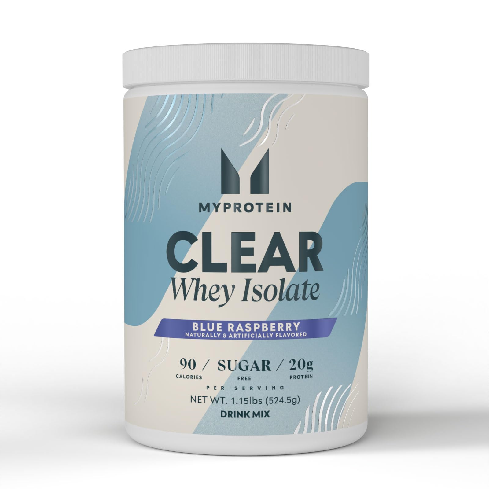 Myprotein Clear Whey Isolate Protein Powder - 20g Protein per Serving, 1.1 Lb (20 Servings) Blue Raspberry Flavor, Naturally Flavored Drink Mix for Muscle Recovery & Performance | Post-Workout, Gym Supplement & Daily Protein Boost