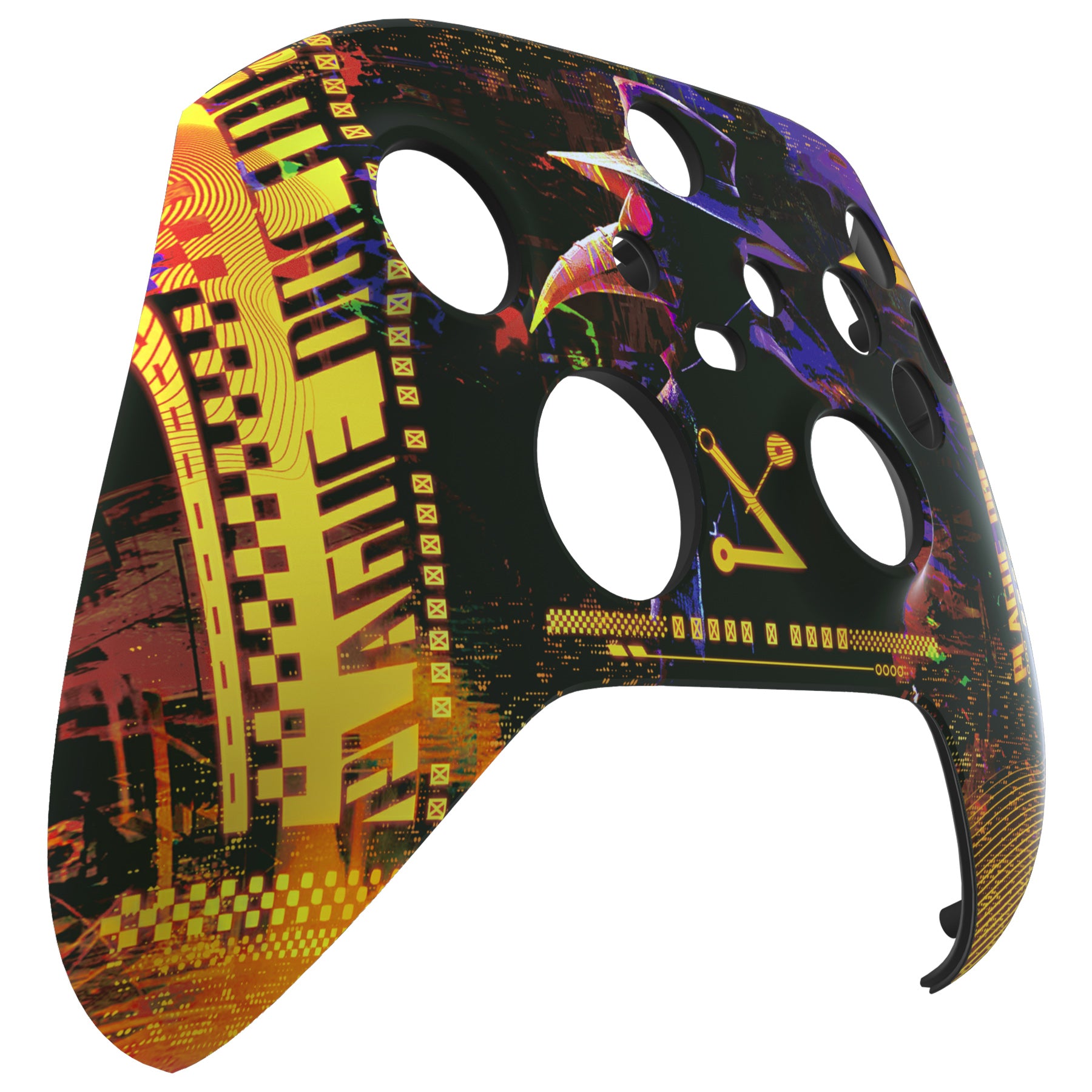 eXtremeRate Cyber Plague Soft Touch Grip Faceplate for Xbox Series X/S Controller - Replacement Shell Case with Enhanced Comfort (Controller Not Included) - Perfect for Gaming, Streaming & Esports Tournaments
