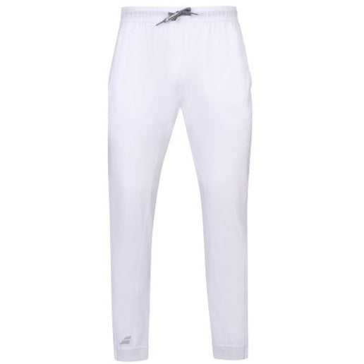 Babolat Men's Tennis Play Pants - White | Breathable & Comfortable for Training & Matches | Perfect for Court & Casual Wear