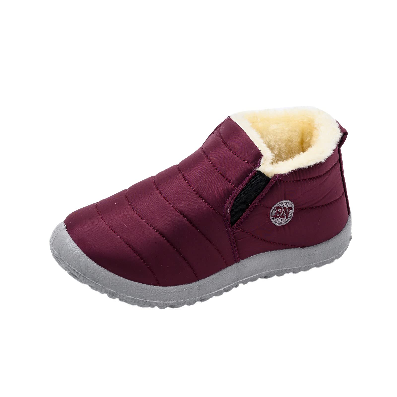 Women's Winter Ankle Boots with Low Heel - Waterproof Fur Lined Snow Boots for Women, Non-Slip Outdoor Booties for Cold Weather | Perfect for Snowy Days, Commuting & Casual Wear