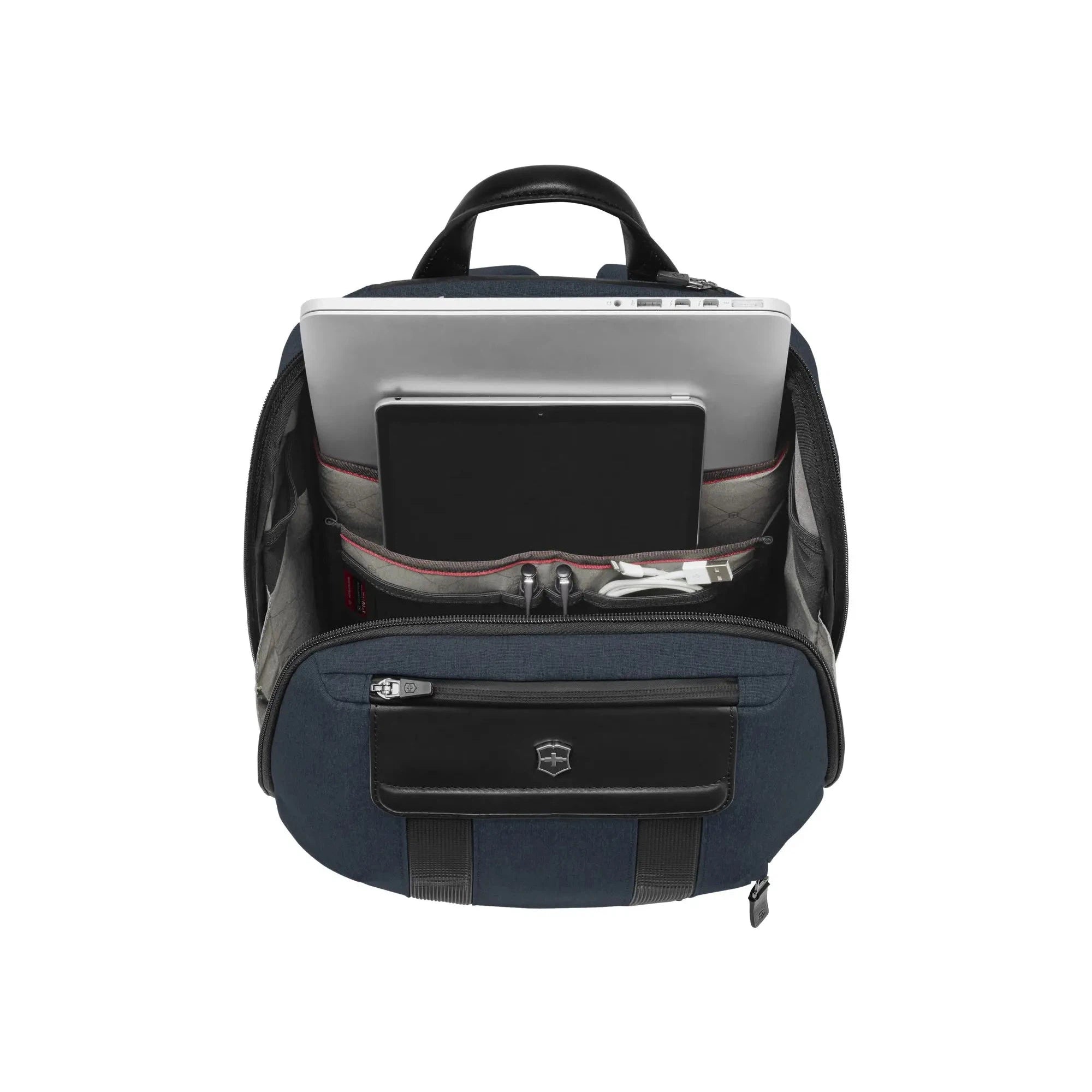 Victorinox Urban2 City Backpack - Durable Laptop Backpack for Work & Travel - Water-Resistant Business Backpack with USB Charging Port - Perfect for Commuters, Students & Professionals
