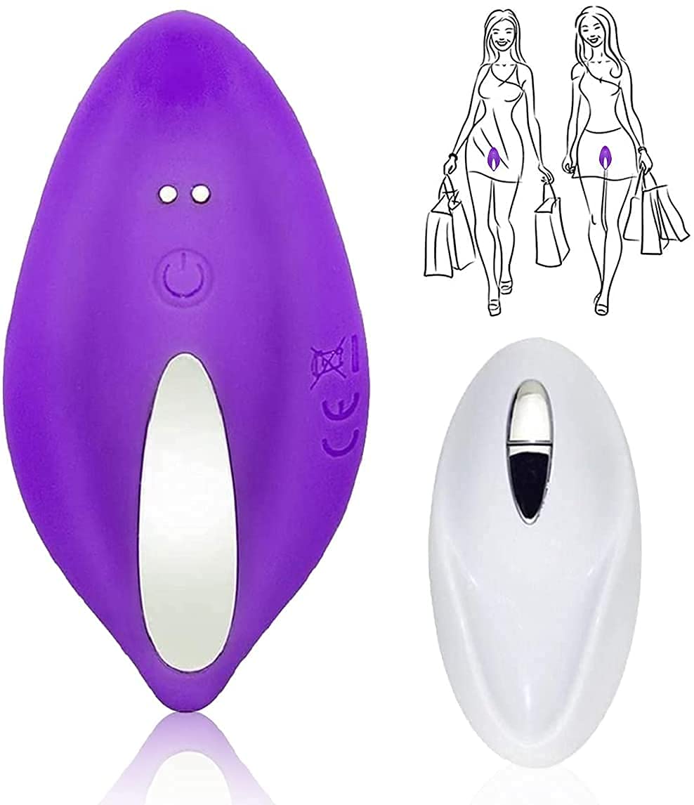 Qieaut Wireless Clitoral Vibrator Panty - Rechargeable Waterproof Adult Toy for Couples Play