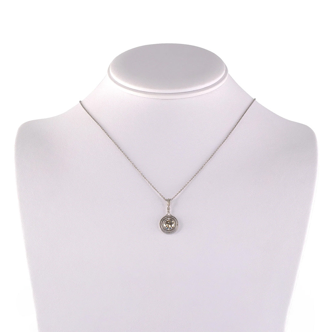 Diamond Tiered Merry Widow Pendant Necklace for Women - Elegant Layered Crystal Jewelry Gift for Anniversary, Wedding & Special Occasions