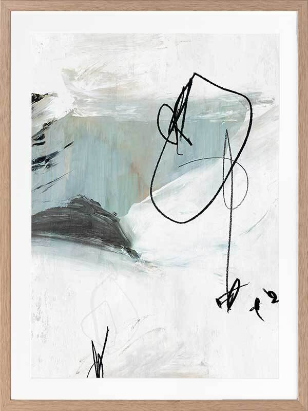 Defined I Framed Art Print - Premium Wall Decor for Living Room, Bedroom & Office - Modern Abstract Canvas Painting for Home & Office Decor