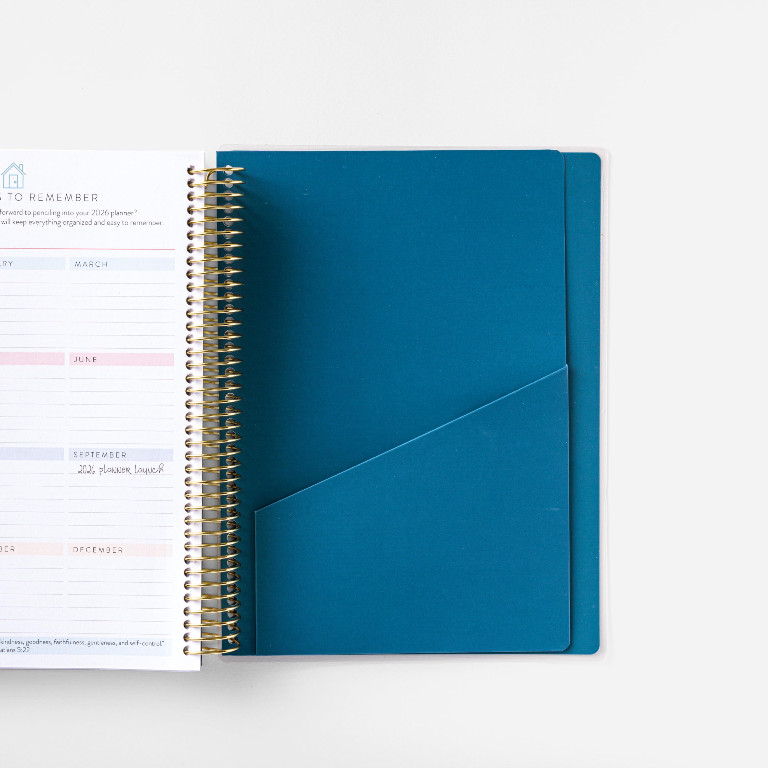 2025 Home Planner with Scripture - Work from Home Organizer with Stickers, Daily Checklist & Monthly Budget Worksheets | Coil Bound, Laminated Cover | Perfect for Daily Planning, Budget Tracking & Vacation Prep