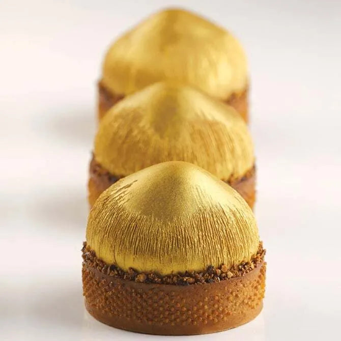 Pavoflex Noisette 20 Forms - Professional Pastry Molds for Cedric Grolet Style Desserts | Perfect for Macarons, Chocolate Bonbons & French Patisserie