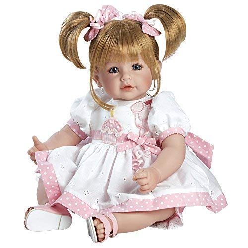 Adora Realistic 20-Inch Baby Doll with Sandy Blonde Hair & Blue Eyes - Soft CuddleMe Vinyl Toddler Doll for Kids, Perfect Birthday Gift for Girls | Playtime, Cuddling & Pretend Parenting