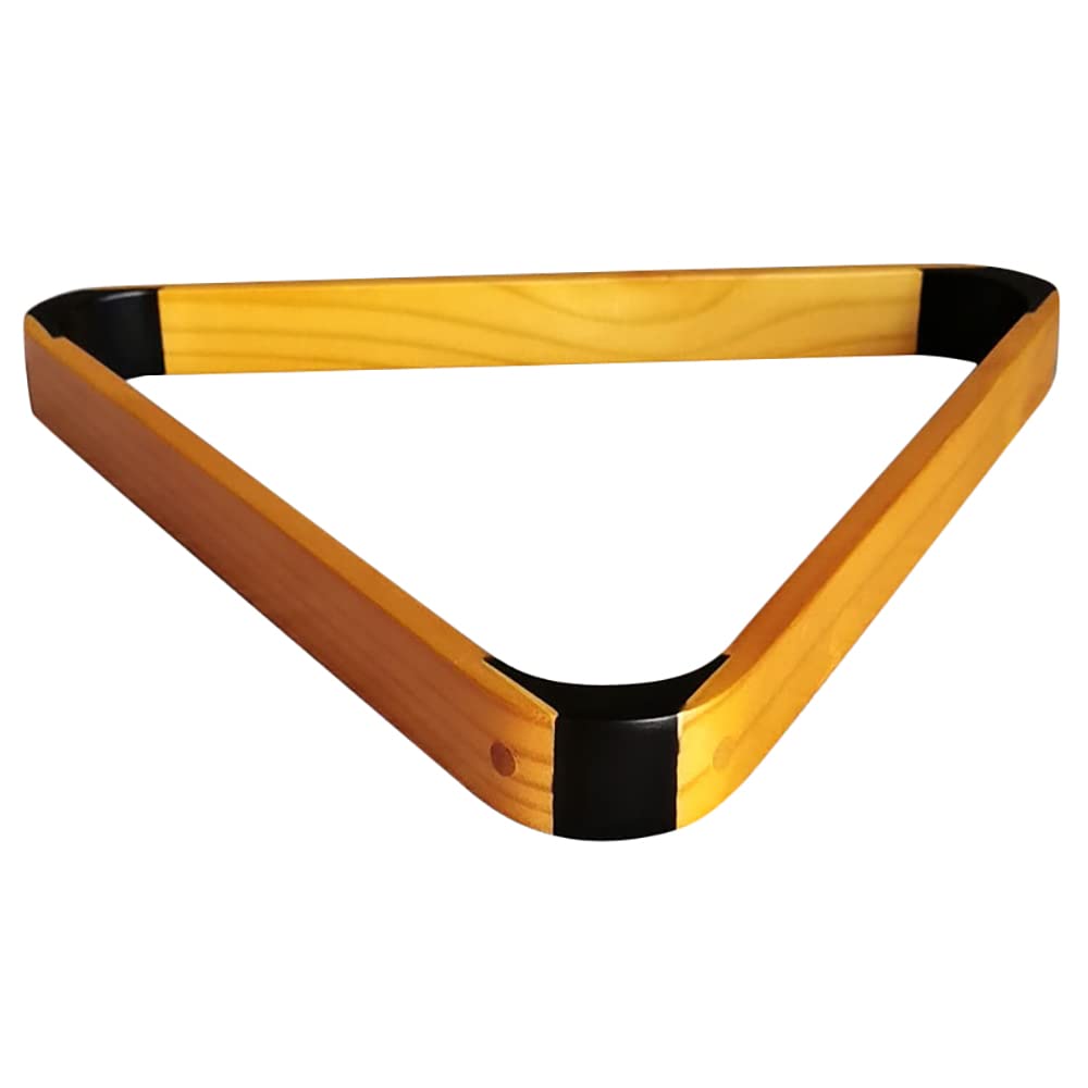 YeBetter Solid Wooden Billiard Triangle Rack - Durable Pool Rack for Precision Billiards Game Setup, Perfect for Home Game Rooms and Professional Pool Halls