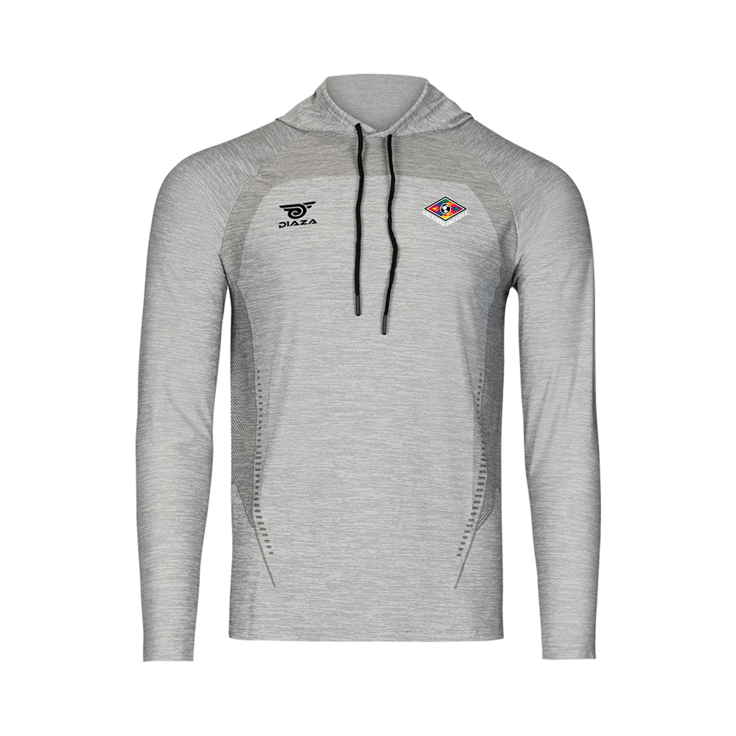 Cultures United Suba Hooded Long Sleeve Sweatshirt - Light Gray for Men & Women | Cozy Casual Wear for Outdoor Activities & Street Fashion