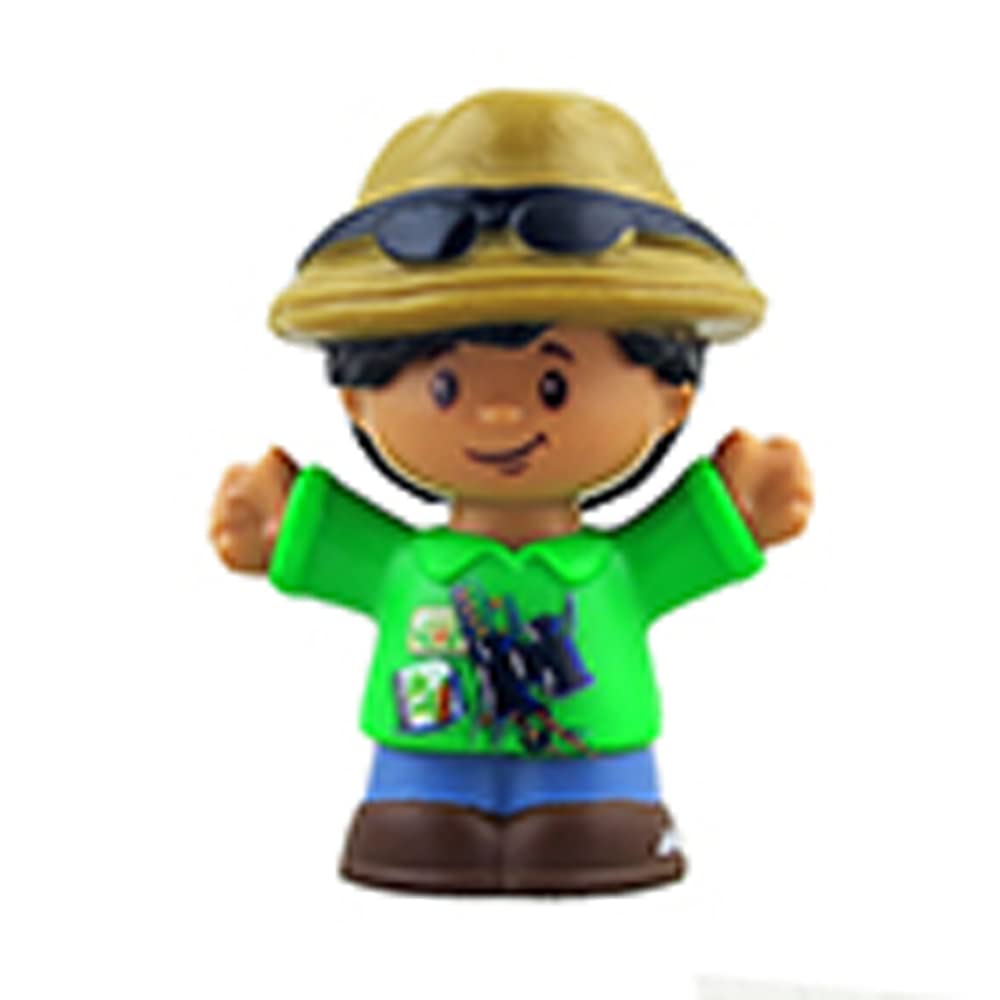 Fisher-Price Little People Musical Zoo Train Playset Replacement Part - Zookeeper Safari Guide Figure Jack (M0532) | Compatible with Fisher-Price Musical Zoo Train Toy Set | Perfect for Kids' Pretend Play & Safari Adventure Role-Playing