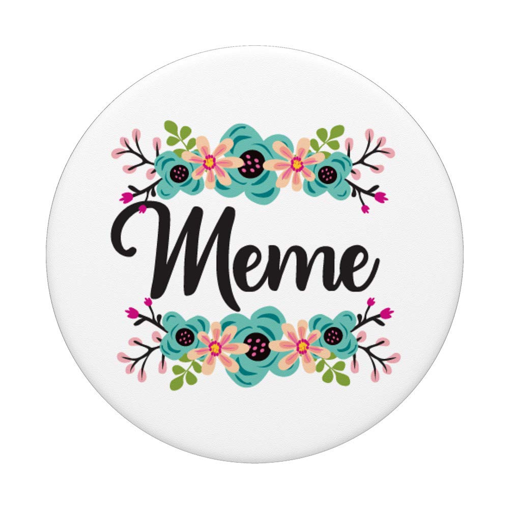 Personalized Floral Name PopSockets Grip & Stand - Custom Phone & Tablet Holder | Perfect Gift from Grandkids for Birthdays, Anniversaries & Special Occasions