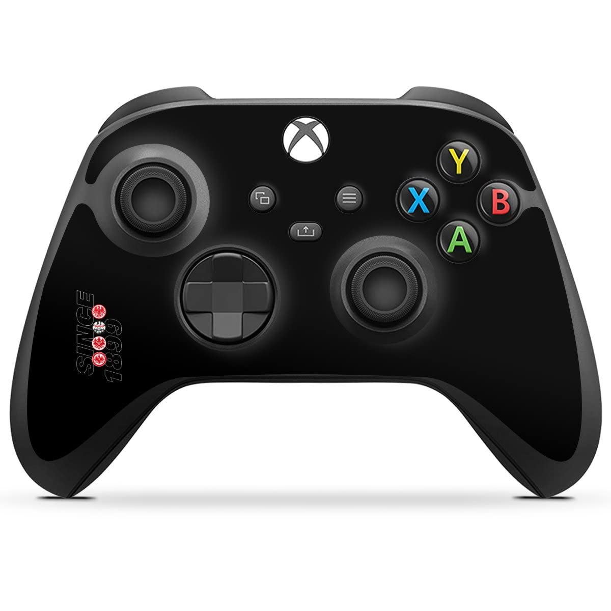 DeinDesign Skin Compatible with Microsoft Xbox Series X Controller - Eintracht Frankfurt Eagle Logo Sticker | Protective Cover for Gaming & Customization