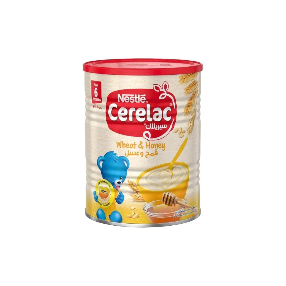 Nestle Cerelac Wheat & Honey Baby Cereal - 400g | Easy-to-Digest Infant Food for 6+ Months | Perfect for Breakfast & Snack Time