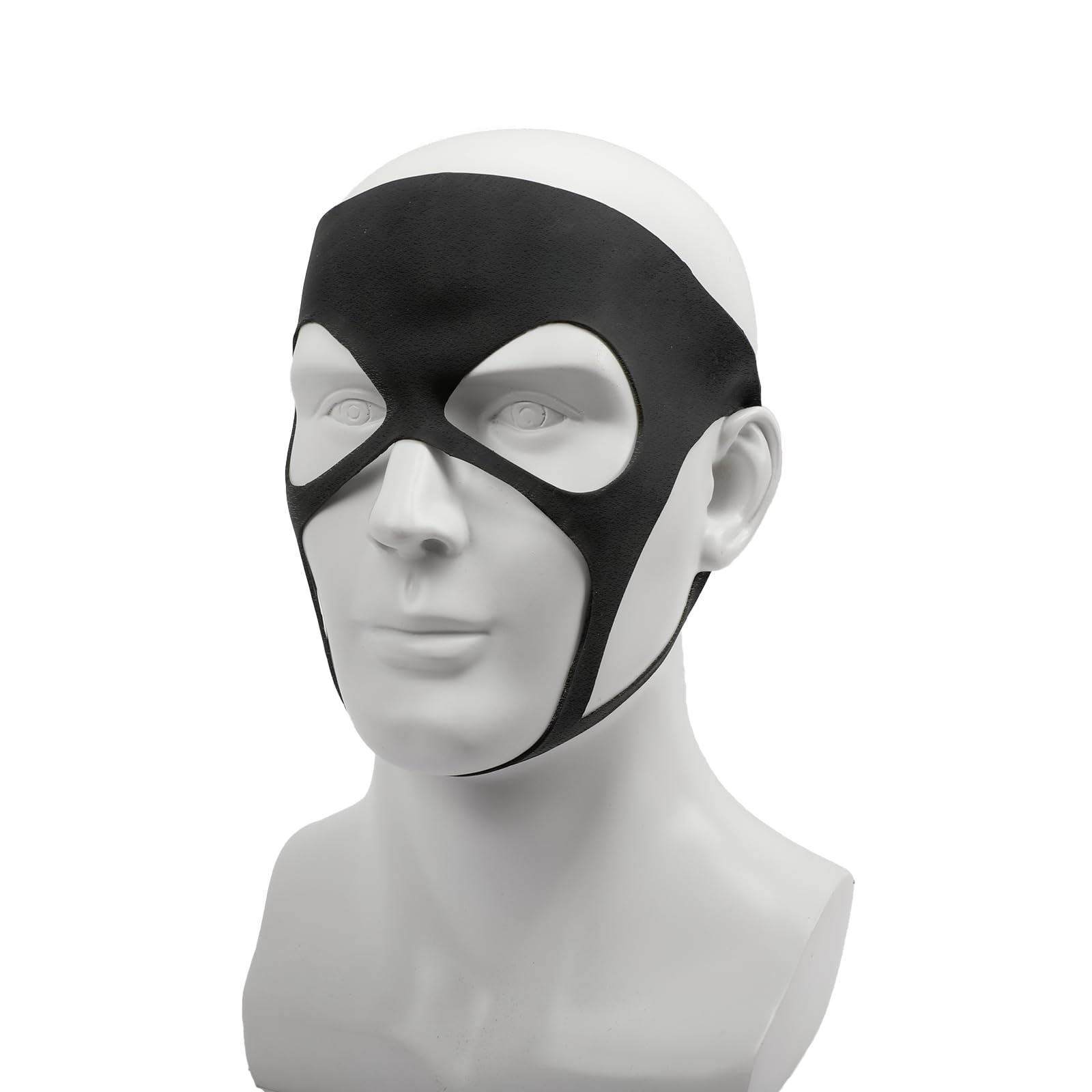 Black Latex Bat Eye Mask - Sexy Blindfold for Women & Girls, BDSM Costume Accessory, Nightclub Party Dress Up, Halloween & Cosplay