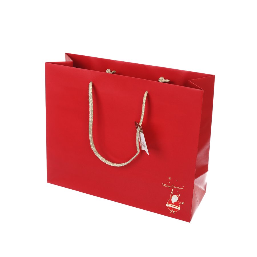TSUTSUMU Christmas Gift Bags 28x34cm Red (103g) - Perfect for Holiday Presents, Party Favors & Festive Decorations