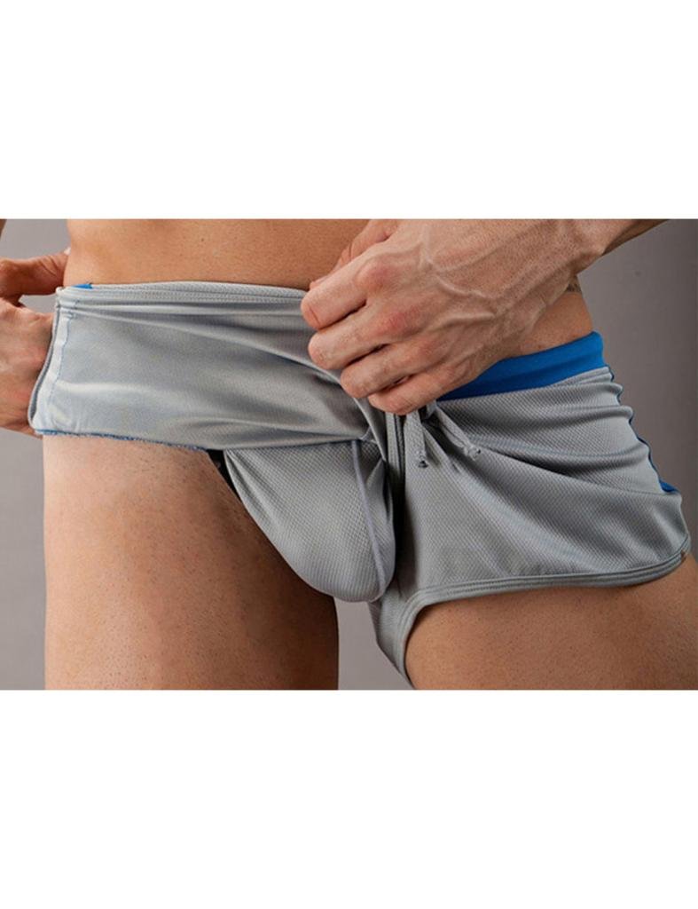 Men's G-Cup Support String Sports Boxer Briefs - Breathable Workout Underwear for Running, Gym & Active Lifestyle