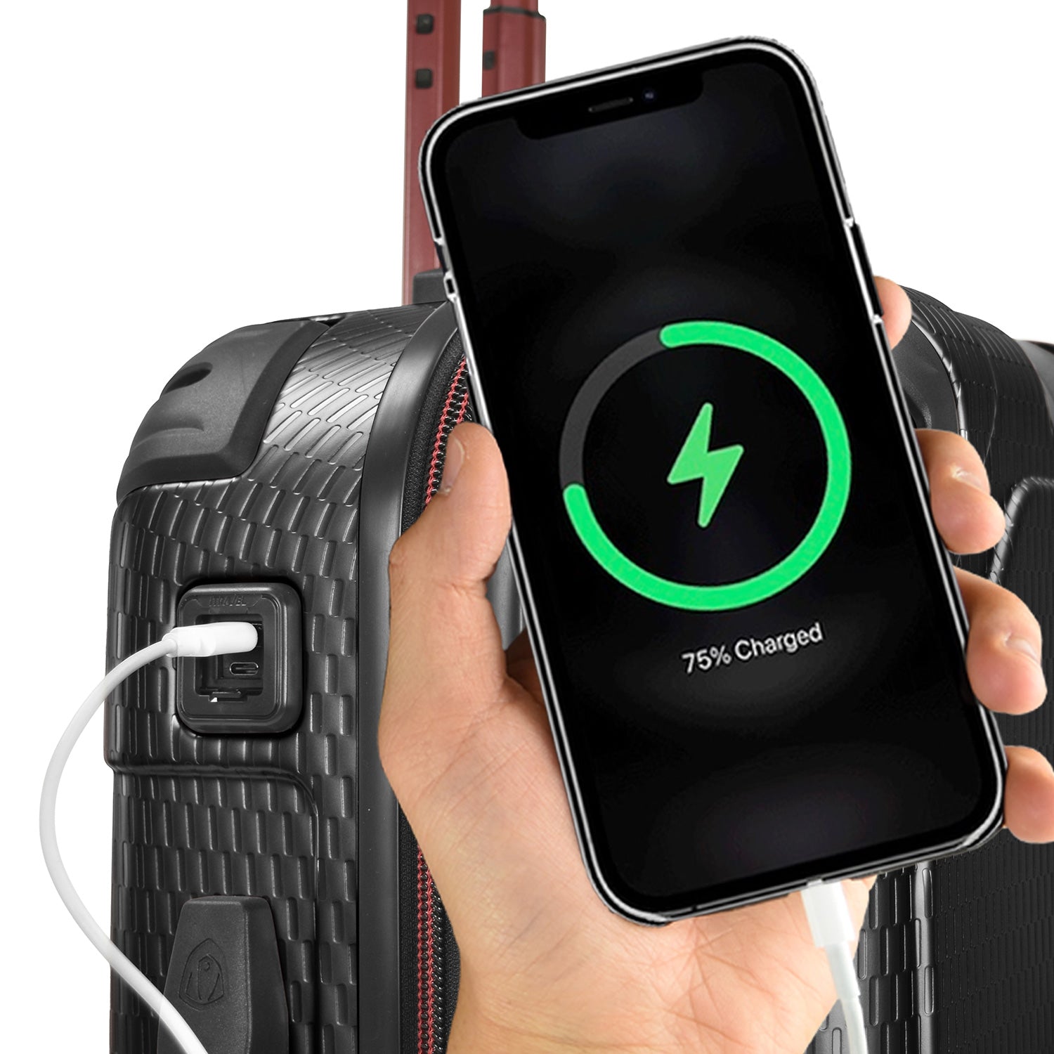 MaxPorter II Carry On Luggage - Lightweight Expandable Suitcase for Travel, Business & Weekend Trips - TSA Approved Spinner Wheels & Durable Polycarbonate Shell