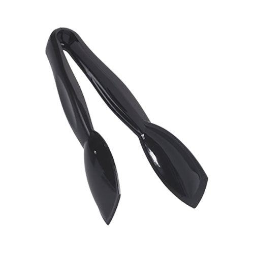 Cambro TGG6110 Lugano Easy Grasp Tongs - 6 9/16 Inch Black Kitchen Tongs for Cooking, Grilling, and Serving - Perfect for Restaurants, Catering, and Home Kitchens