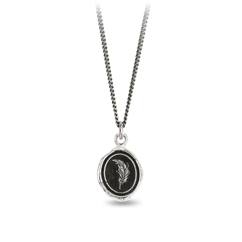 Feather Talisman Necklace - Elegant Boho Jewelry for Women, Handmade Spiritual Pendant with Natural Feather Charm | Perfect for Meditation, Yoga, Festival & Everyday Wear