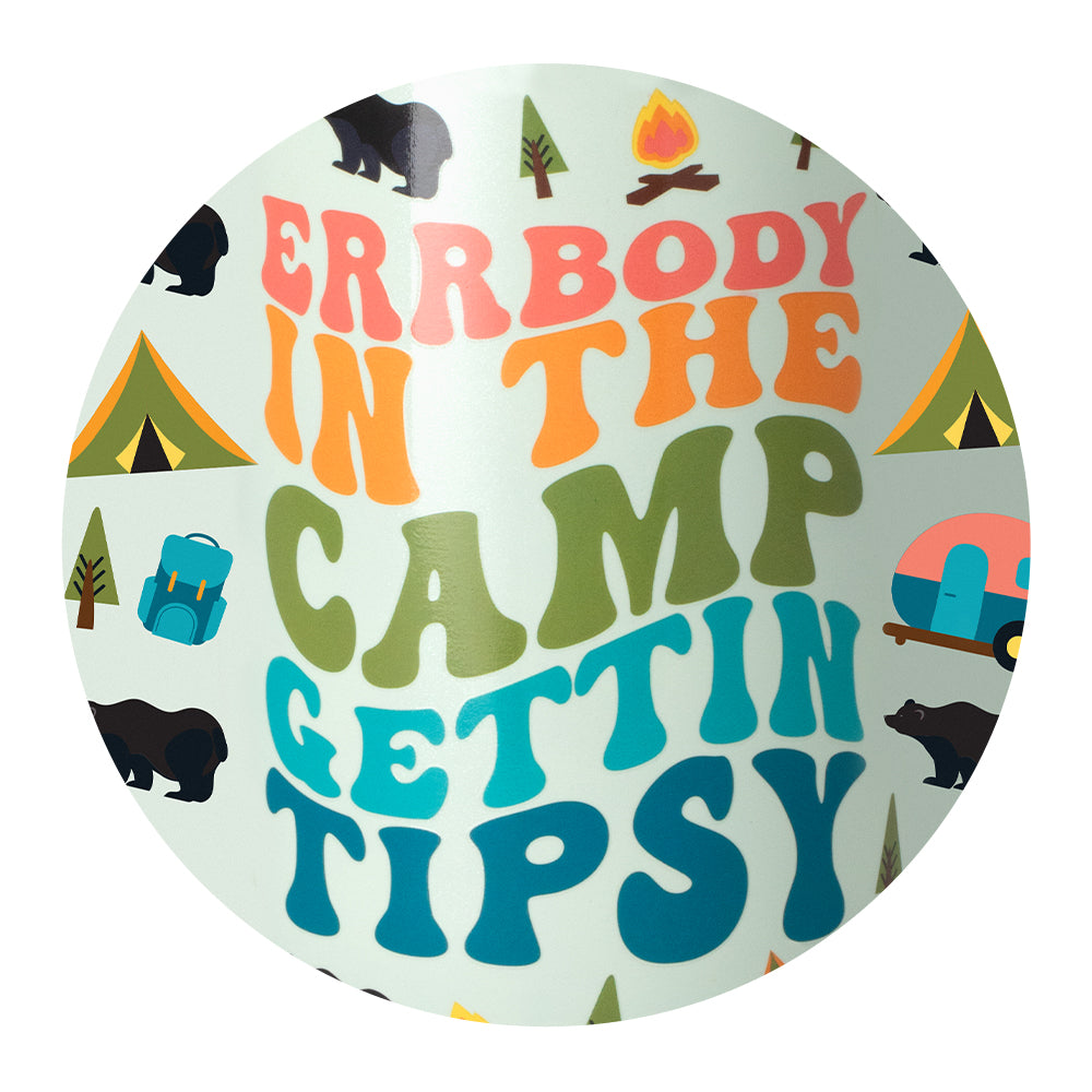 Errbody In The Camp EZ Fill 32oz Water Bottle - Leak Proof & Easy Fill Design for Camping, Hiking and Outdoor Adventures