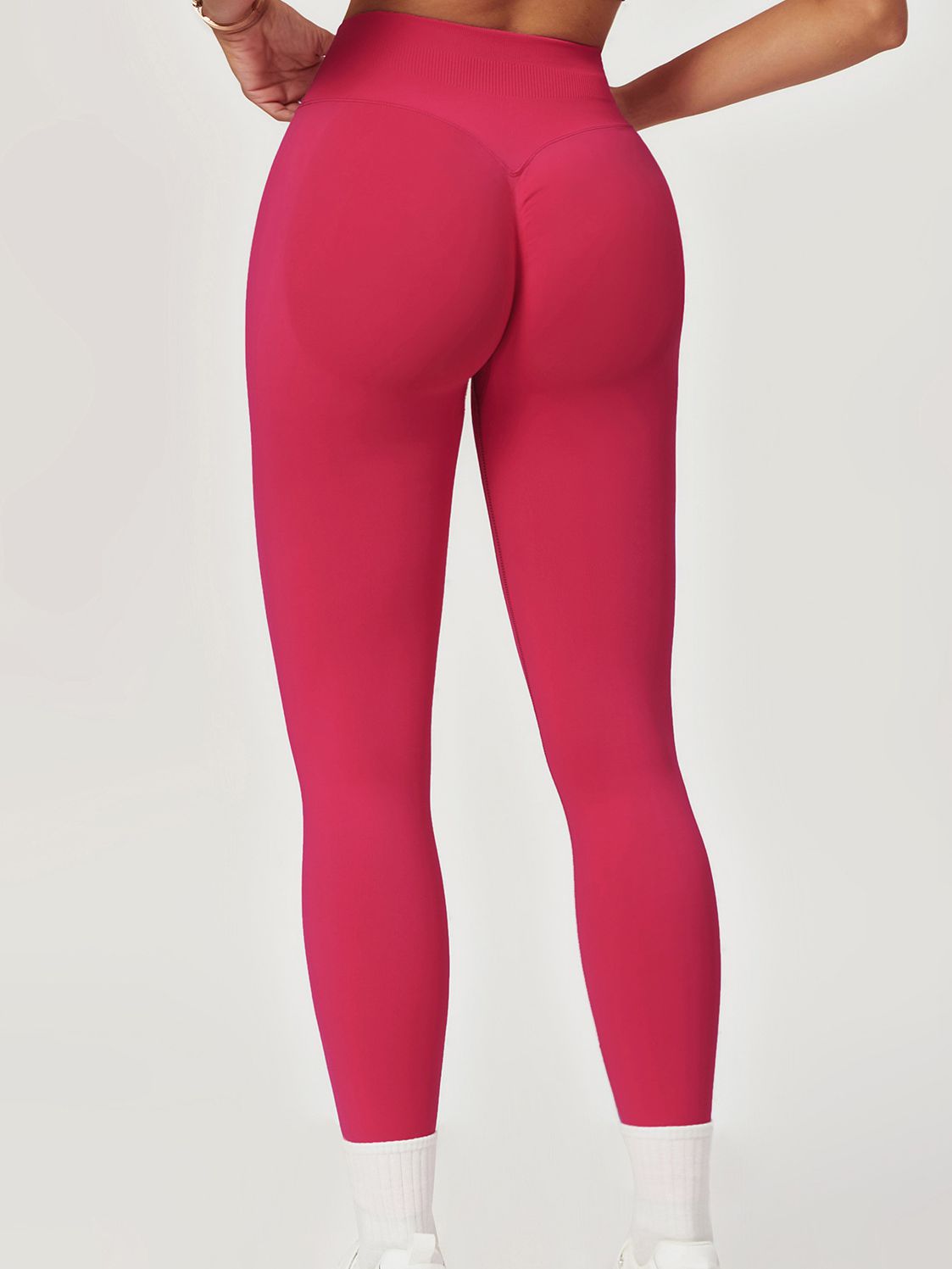 ZASUWA Women's High Waisted Seamless Scrunch Butt Lifting Leggings - Perfect for Yoga, Gym Workouts & Everyday Wear