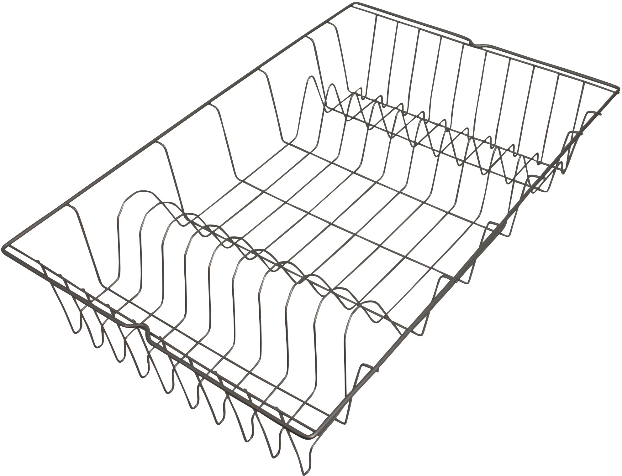 Metaltex Grey Dish Drying Rack - Stainless Steel Kitchen Organizer for Countertop, Sink, and Cabinet Storage | Perfect for Small Spaces, Apartments, and RVs