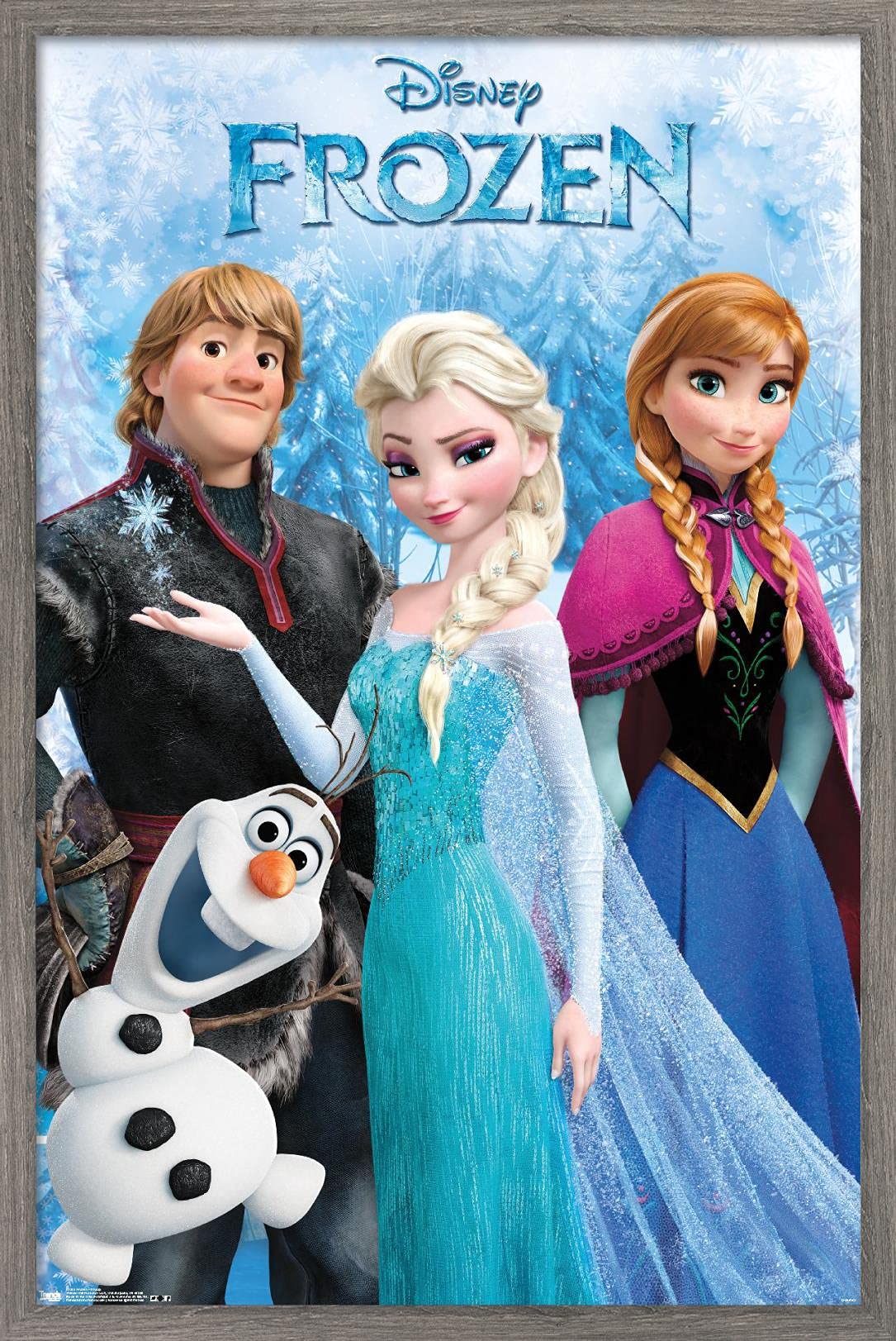 Disney Frozen Group Wall Poster - 14.725