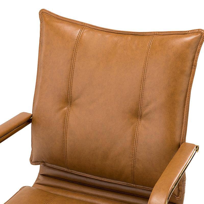 Stylish Michele Vegan Leather Task Accent Chair - Modern Office & Living Room Furniture for Home & Workspace