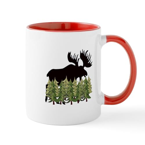 White/Red Inside - MOOSE HEIGHTS Mugs
