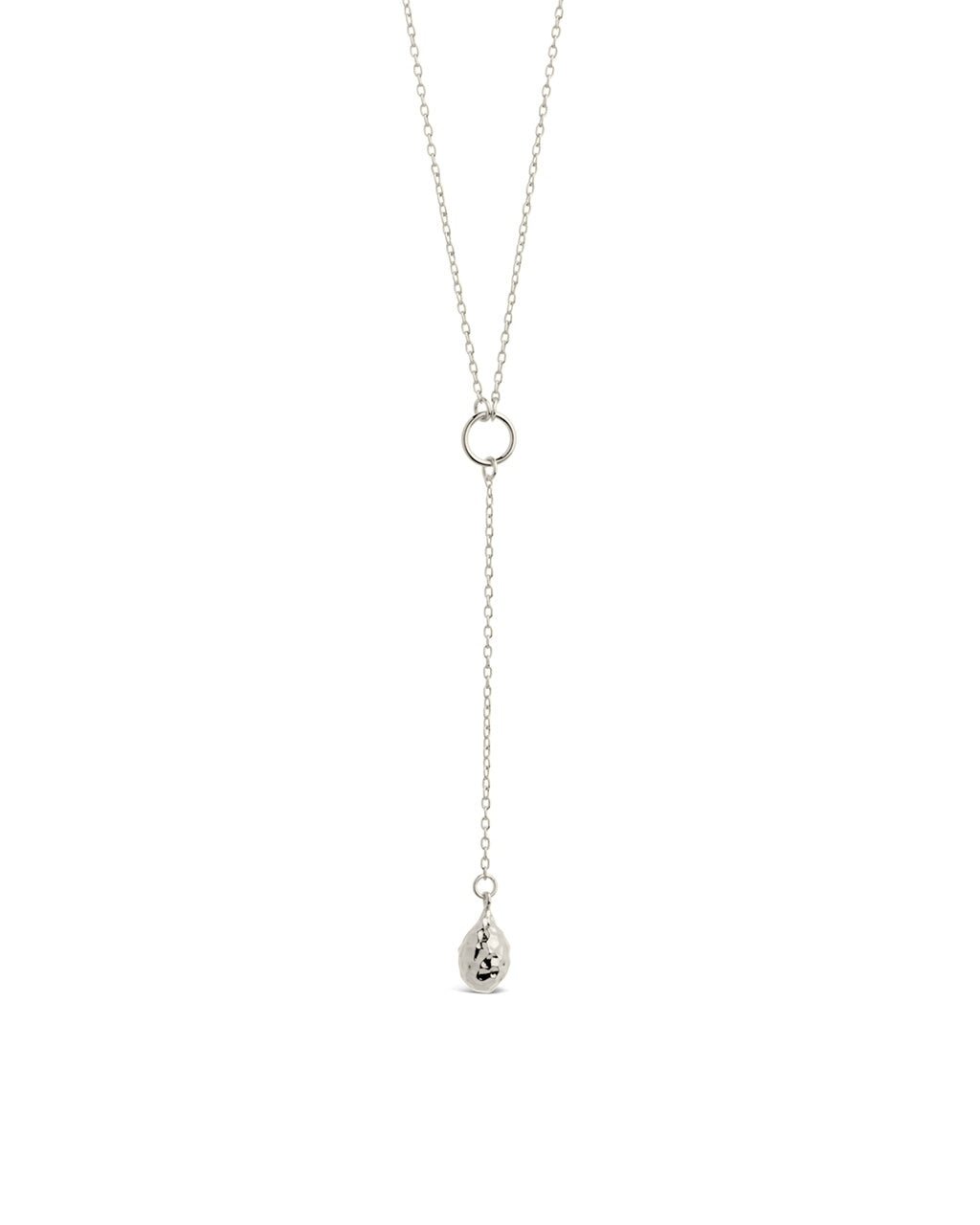 Lee Molten Metal Lariat Necklace for Women - Elegant Layered Gold Chain Statement Jewelry for Party, Date Night & Special Occasions