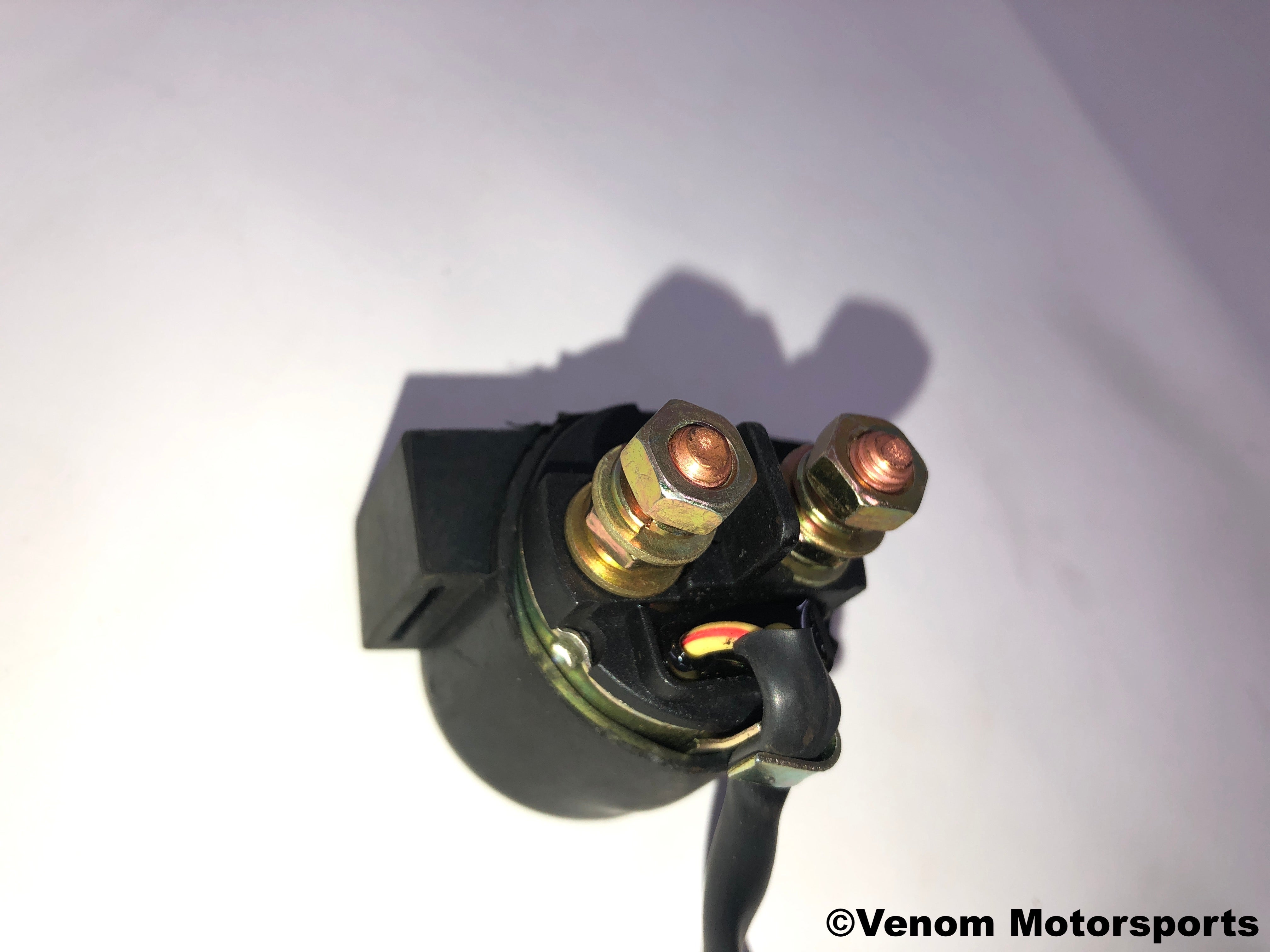Venom 50cc Fatboy Solenoid Replacement - Compatible with 50cc Scooters & Mopeds - Perfect for Engine Start & Electrical System Repair