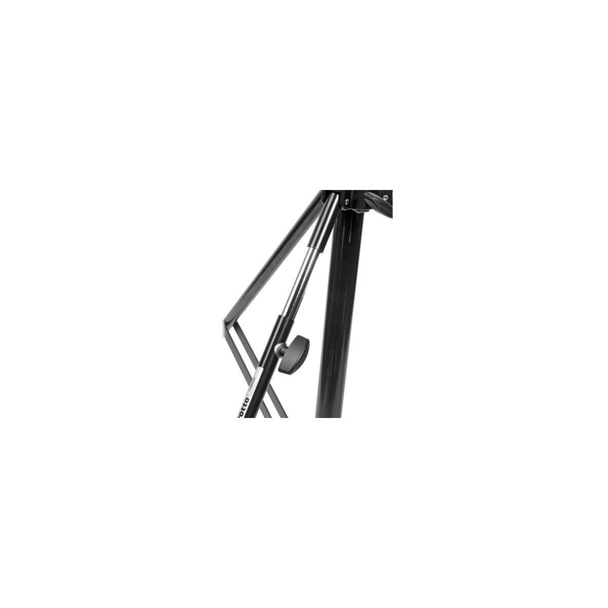 Manfrotto 10.9' Heavy Duty Steel Light Stand with Leveling Leg - Professional Photography & Video Lighting Equipment for Studio, Outdoor Shooting & Live Streaming (Black)