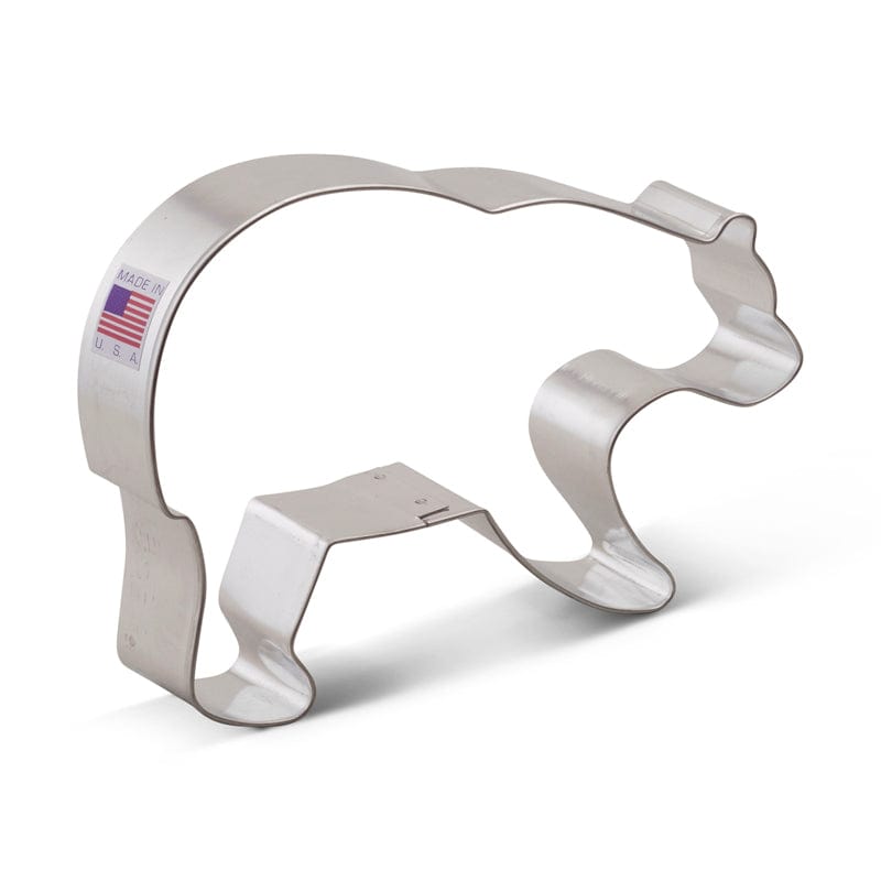 Grizzly Bear Cookie Cutter Set - Stainless Steel Animal Shaped Cookie Cutters for Baking, DIY Crafts & Holiday Decor - Perfect for Christmas Cookies, Birthday Parties & Kids Baking Activities