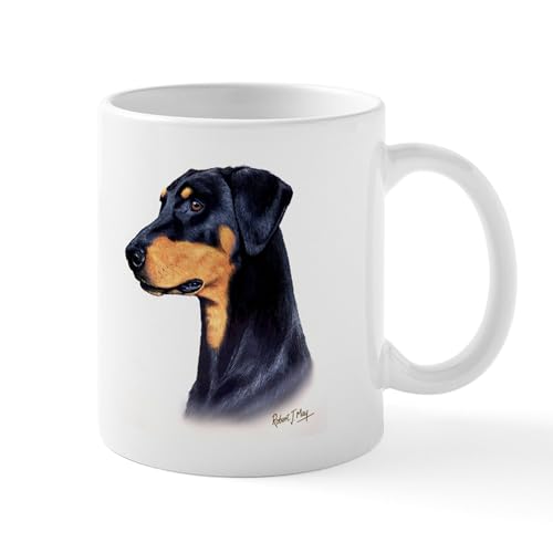 White - Doberman Mug
