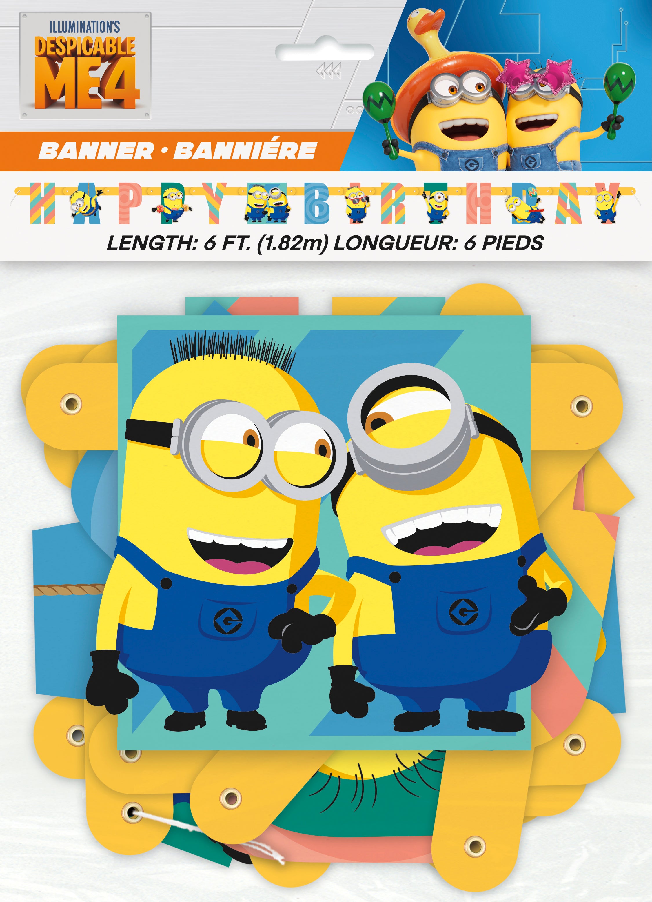 Despicable Me Large Joint Banner - Perfect for Birthday Parties, Movie Nights & Themed Events