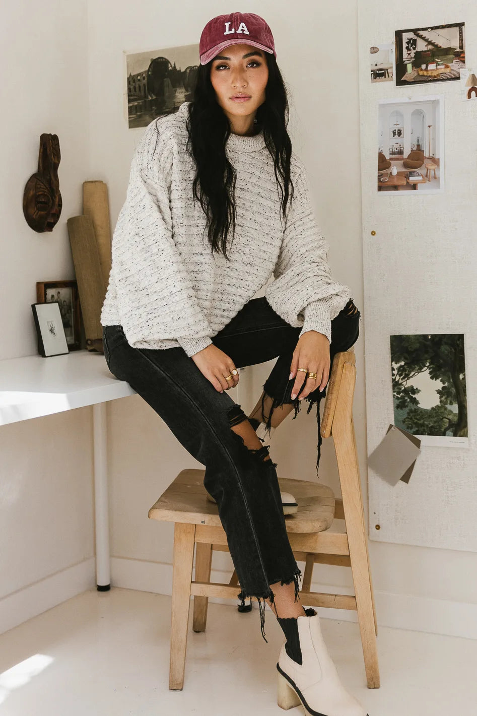 Stylish Mya Ribbed Sweater for Women | Cozy Knit Pullover | Perfect for Fall & Winter | Casual Outfits & Layering