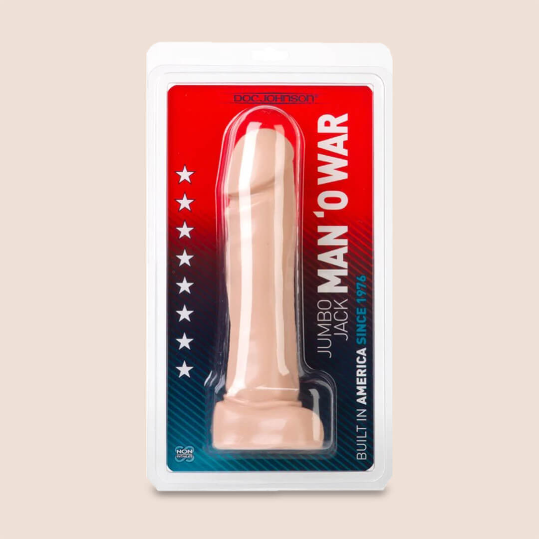 Premium Jumbo Jack Dildo - Extra Large Silicone Adult Toy for Men & Women - Realistic Texture & Powerful Suction Base - Perfect for Solo Play, Couples & BDSM Scenes