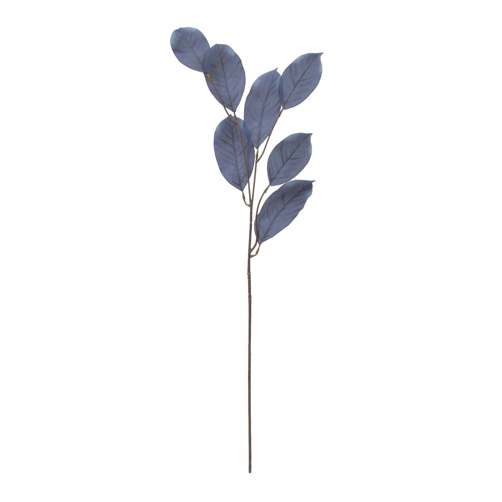 Blue Artificial Flower Leaf - Realistic Floral Decor for Home, Wedding, Party & Office Arrangements