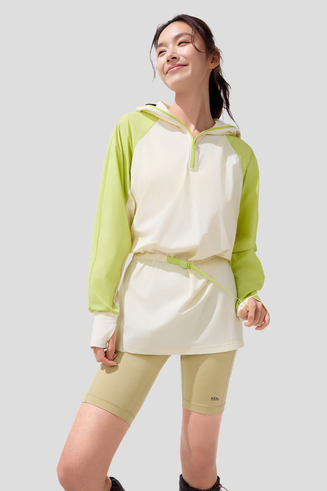 Streamline Women's Mid-Length Water-Resistant Sun Outfit Set - Perfect for Beach, Pool & Outdoor Activities