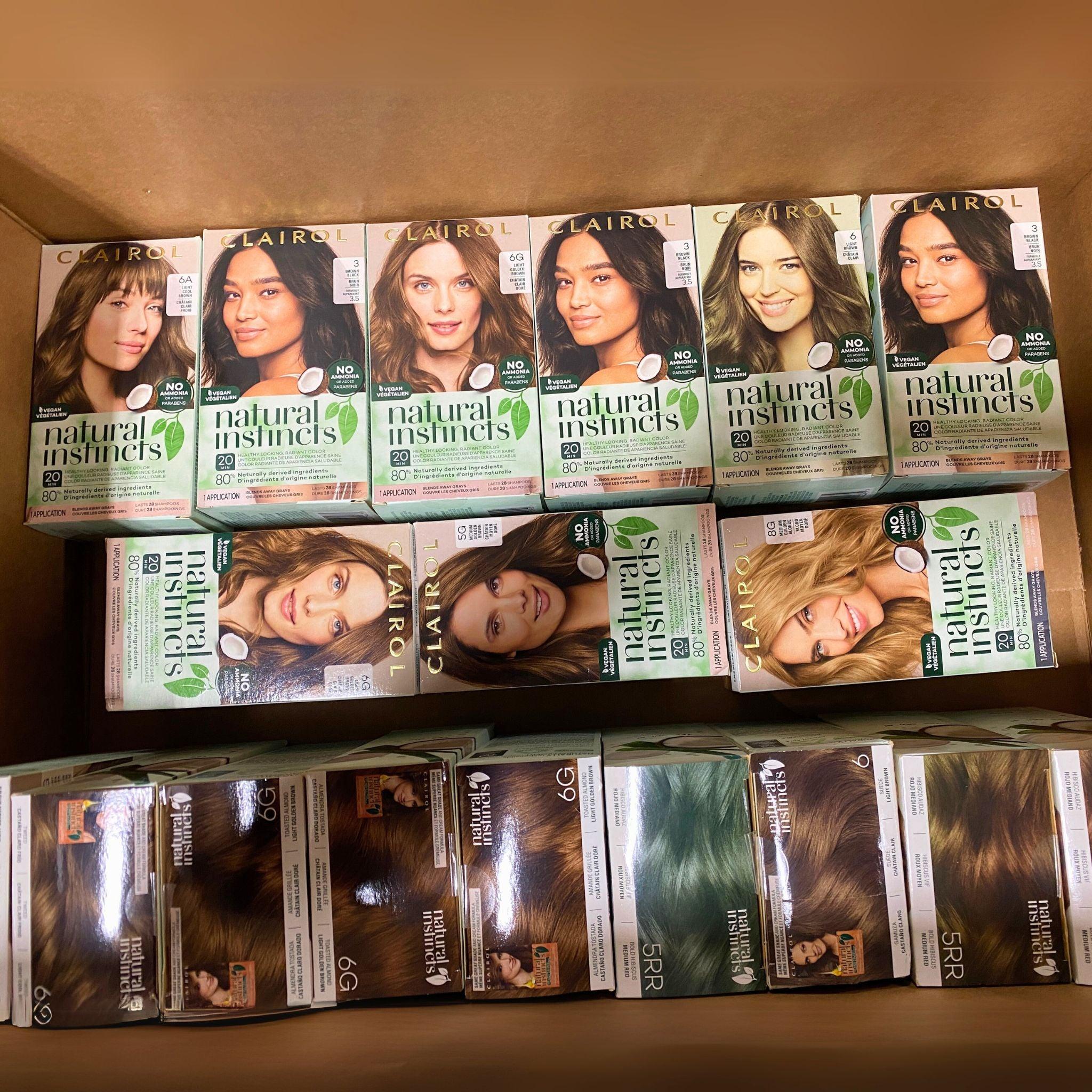 Clairol Natural Instincts Healthy Looking Radiant Hair Color - 50 Pack | Semi-Permanent Hair Dye for Natural Highlights & Gray Coverage | Perfect for Home Use & Salon Styling